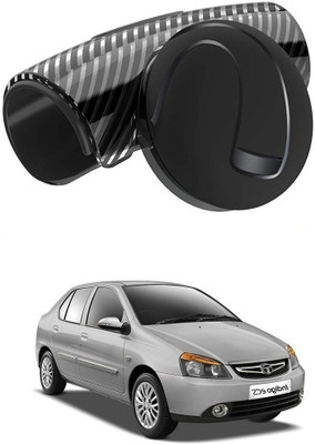 Qiisx Plastic Car Steering Knob(Black)