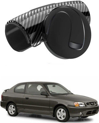 Qiisx Plastic Car Steering Knob(Black)