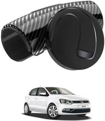 Qiisx Plastic Car Steering Knob(Black)