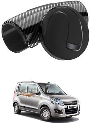Qiisx Plastic Car Steering Knob(Black)
