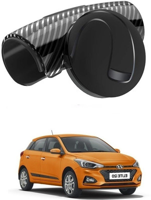 Qiisx Plastic Car Steering Knob(Black)