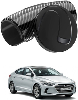 Qiisx Plastic Car Steering Knob(Black)