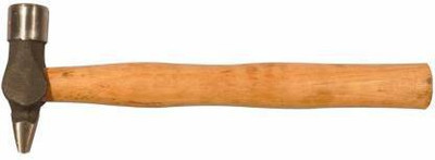 DHATRI TOOLS 200GM Cross Pein Hammer with Wooden Handle Cross Peen Hammer(0.2 kg)
