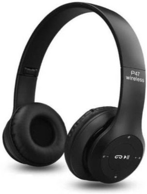 GUGGU YLJ_426H P47 Over the head Wireless Bluetooth Headset Bluetooth(Black, On the Ear)