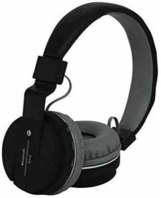 GUGGU WJE_504H SH12 Over the head Wireless Bluetooth Headset Bluetooth(Black, On the Ear)