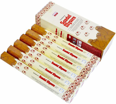 Darshan Sandal Mysore Incense Stick Sandal(20 Units, Set of 6)