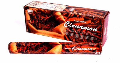 Darshan Cinnamon Incense Stick Cinnamon(120 Units, Set of 6)