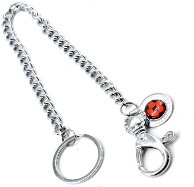 AFH Quality Metal Waist Belt football Design Fashion Long Key Chain for Biker Key Chain