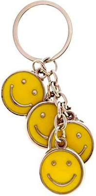Rashi Traders 4 Smiley key chain For Boys And Girls Key Chain