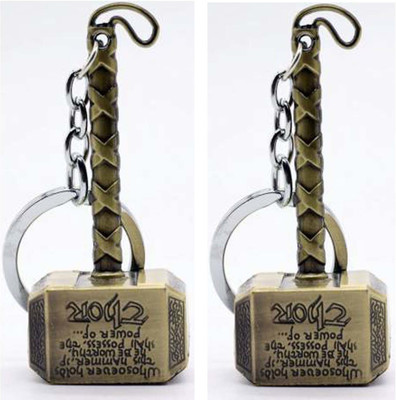 Rashi Traders 2 Hammer sylish key chain For Boys Girls Key Chain