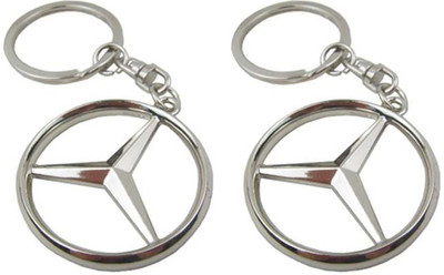 Rashi Traders 2 Silver Key Chain Key Chain