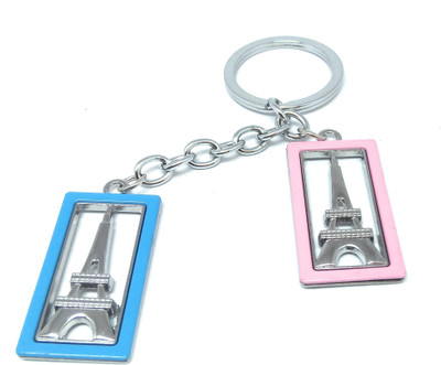 Key Era Paris Eiffel Tower Squir Keychain Metal Keyring Key Chain