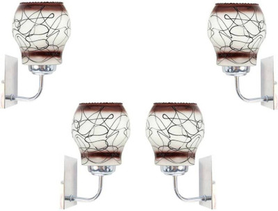 VAGalleryKing Uplight Wall Lamp Without Bulb(Pack of 4)