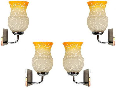 VAGalleryKing Uplight Wall Lamp Without Bulb(Pack of 4)