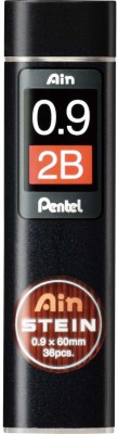 PENTEL Mechanical Pencil Lead 0.9mm 2B 36 Leads (C279-2B) Lead Pointer(For Lead Size 0.9 mm)