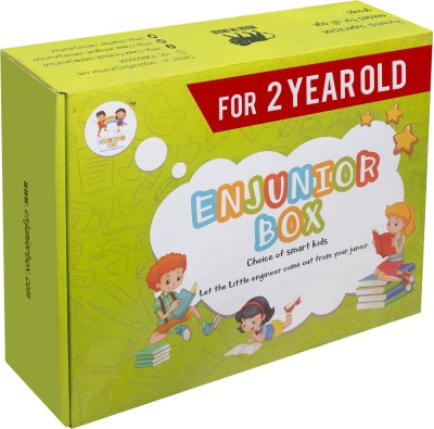 Enjunior Box VOL-3 For Age 2+ Kids/ Toddler Boys & Girls Toys For Age 2+ Learning and Educational Toys, Books & Games (1 Box Set)(Green)