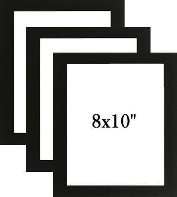 APF CRAFT Wood Wall Photo Frame(Black, 3 Photo(s), 8x10)