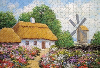 Frank Old House in Ukraine Jigsaw Puzzle for Kids & Adults 1000 Pc(1000 Pieces)