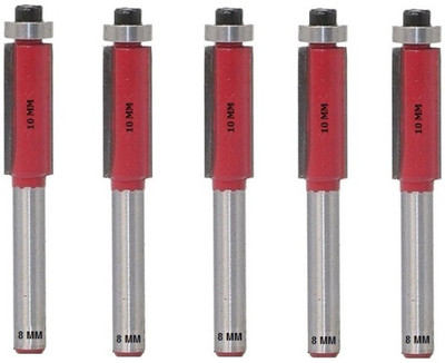 ULTRATEK SHANK(8MM) ( Dia.10 MM) FLUSH TRIM ROUTER BIT Rotary Bit Set(5 Bits)
