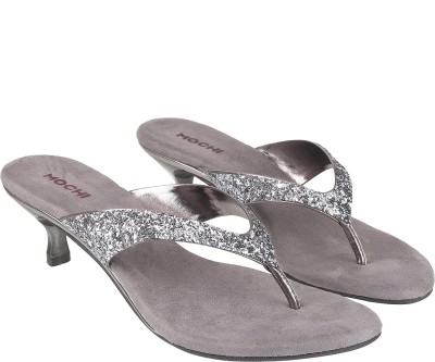 MOCHI Women Heels(Grey , 8)