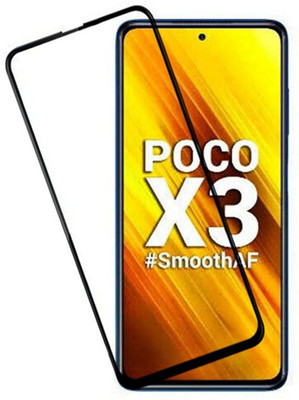 NSTAR Edge To Edge Tempered Glass for Poco X3(Pack of 1)