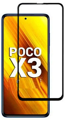 NSTAR Edge To Edge Tempered Glass for Poco X3(Pack of 1)