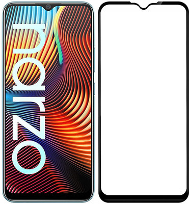 INFINITYWORLD Edge To Edge Tempered Glass for Realme Narzo 20A(Pack of 1)