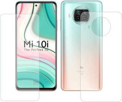 Firstkart Front and Back Tempered Glass for Mi 10i(Pack of 2)