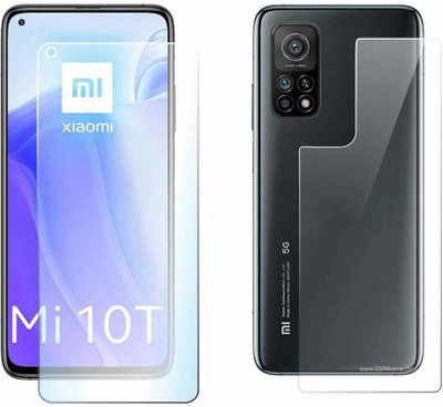 Firstkart Front and Back Tempered Glass for Mi 10T(Pack of 2)