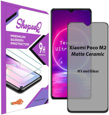 ShopeeQ Screen Guard for Poco M2 Matte Flexible Screen Protector with Installation Kit(Pack of 1)