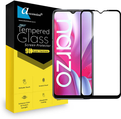 Ascension Tempered Glass Guard for Realme Narzo 10(Pack of 2)