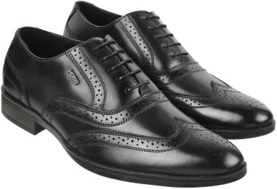 METRO Awesome Brogues For Men(Black)