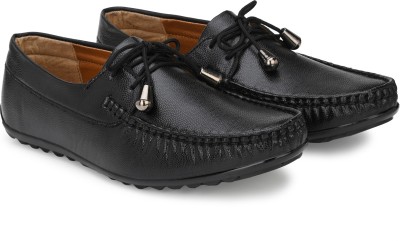 LEEPEETER Loafers For Men(Black , 9)