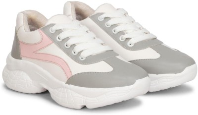 COMMANDER Casual Stylish and Sporty Sneakers For Women(Pink)