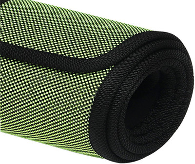 PANCHTATAVA Acupressure green yoga mat with Black Border Green 4 mm Yoga Mat