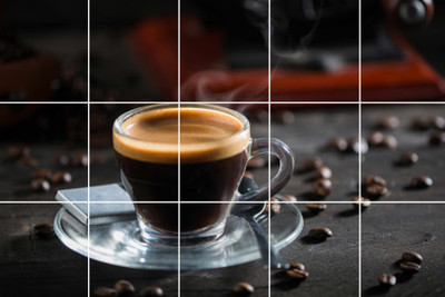 VCREATE DECOR 91 cm Coffee Removable Sticker(Pack of 1)