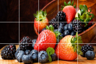 VCREATE DECOR 91 cm Fruits Removable Sticker(Pack of 1)