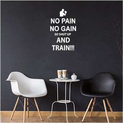 LYOMAN 59 cm nopaintrain-wht Self Adhesive Sticker(Pack of 1)
