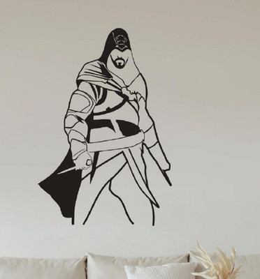 LYOMAN 59 cm gamebody-blk Self Adhesive Sticker(Pack of 1)