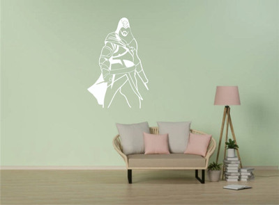 LYOMAN 59 cm gamebody-wht Self Adhesive Sticker(Pack of 1)