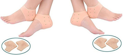 YUKI 2 Pair of Combo Anti heel crack set moisturizing Heel Support Heel Support