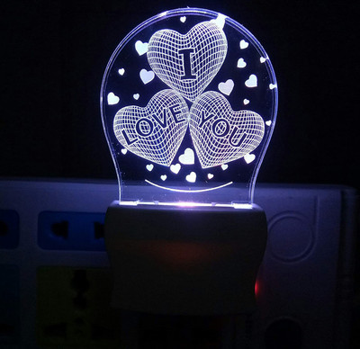 Red Robin Step Light Wall Lamp With Bulb
