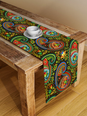 Alina decor Multicolor 124 cm Table Runner(Polyester)