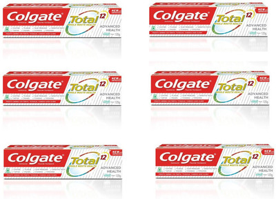 Colgate Total Advanced Health Toothpaste 120 g Toothpaste(120 g, Pack of 6)
