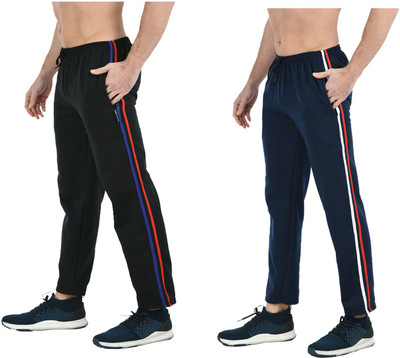 IndiWeaves Striped Men Multicolor Track Pants