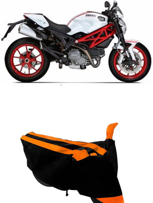 Hynak Two Wheeler Cover for Ducati(Monster 796 S2R, Orange, Black)