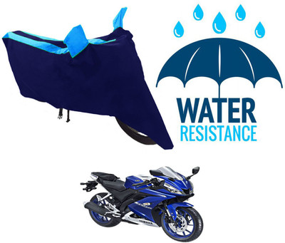 RONISH Waterproof Two Wheeler Cover for Yamaha(R15 V3, Blue)