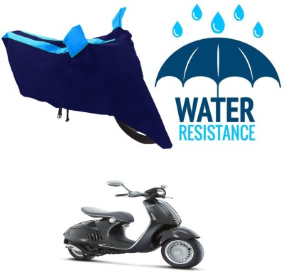 RONISH Waterproof Two Wheeler Cover for Piaggio(Piaggio Vespa, Blue)