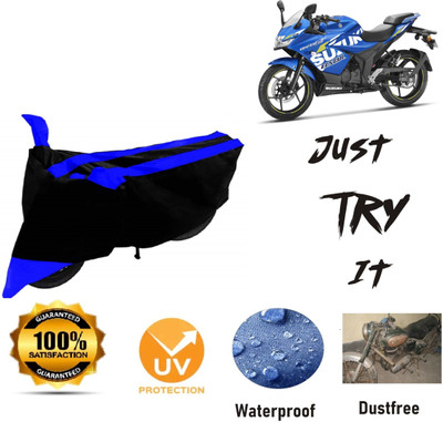 Just try it Waterproof Two Wheeler Cover for Suzuki(Gixxer SF, Blue)