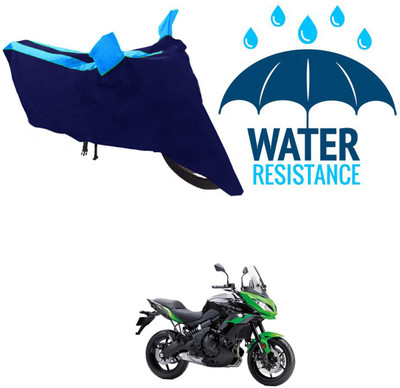 MMSSTAR Waterproof Two Wheeler Cover for Kawasaki(Versys 650, Blue)